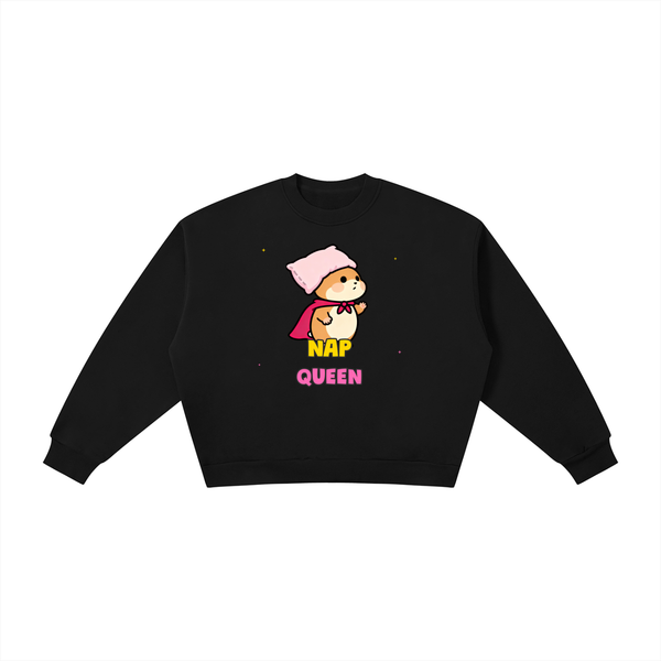 Boxy Fleece Crewneck Sweatshirt
